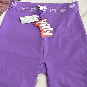 Fabletics  X Yitty  high wasted bike shorts never worn with tag
